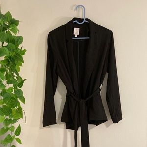 Lauren Conrad Black Blazer Jacket Casual Work Wear, Size Small